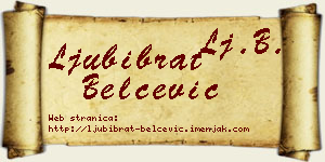Ljubibrat Belčević vizit kartica